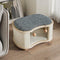 All-Season Modern 2-in-1 Enclosed Wooden Cat House Stool