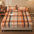 Classic Pineapple Grid Velvet Warm Fitted Sheet Mattress Cover