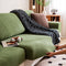 Modern Leaf Jacquard Waterproof Anti-Scratch Stretch Full Wrap Couch Cover