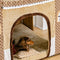 Cozy Orthopedic Kids Indoor Play Castle Bed Dog Tent Bed - Fairytale Dreamland