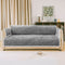 All-Season Anti-Slip Striped Pet Rug Furniture Protector with Armrest Couch Cover - Keep Still