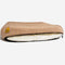 Large Washable Creamy Cozy Flat Dog Beds - Cheesecake
