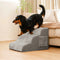 2 in 1 Fluffy Plush Sponge Detachable Pet Stair＆Bed - CreamyRamp
