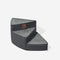 Luxe Water-repellent Faux Leather Removable Spiral Pet Stairs - StepEase