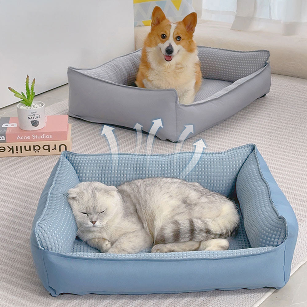 Fluffy Breathable Cooling Washable Dog Sofa Bed