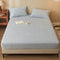 Classic Pineapple Grid Velvet Warm Fitted Sheet Mattress Cover