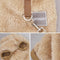 Comfortable and Stylish Fuzzy Dog Vest - Perfect for Winter Walks