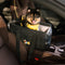Portable Travel Faux Leather Waterproof Center Console Pet Car Seat