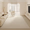 Creamy Striped Minimalist Modern Cashmere Rug