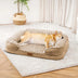 Fluffy Plush Orthopedic Washable Bolster Dog Bed - ComfyPaws