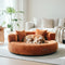 Luxe Diamond Velvet Removable Orthopedic Donut Dog Bed With Pillow - DreamNest
