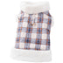 Plaid Fleece Pullover Dog Jacket - A Warm and Stylish Winter Jacket