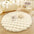 Creamy Style Chunky Round Plush Rug