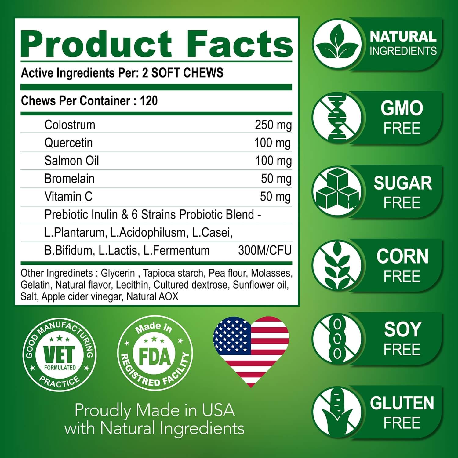Allergy Relief Soft Chews for Dogs - Soothing Itching and Enhancing Immune Support