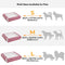 Classic Plaid Ergonomic Calming Dog Bed - Expandable＆Washable