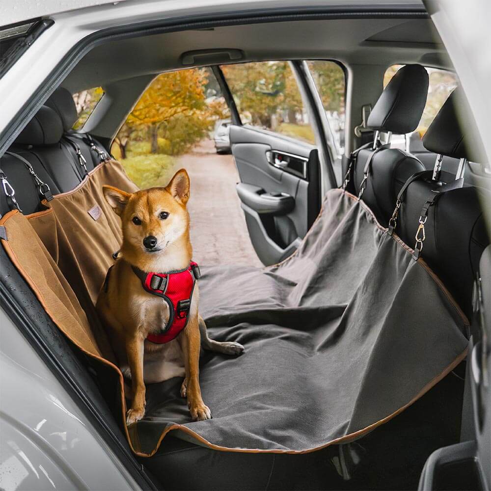 Classic Retro - Waterproof Camping & Car Dual-Use Back Seat Cover
