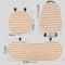 Classic Rhombus Color Matching Non-slip Front Car Seat Cover Full Set