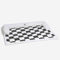 Cream Square Plaid Cozy Dog Mat Furniture Protector Cover