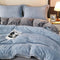 Elegant Botanical Pattern Milk Velvet Bed Sheet Set