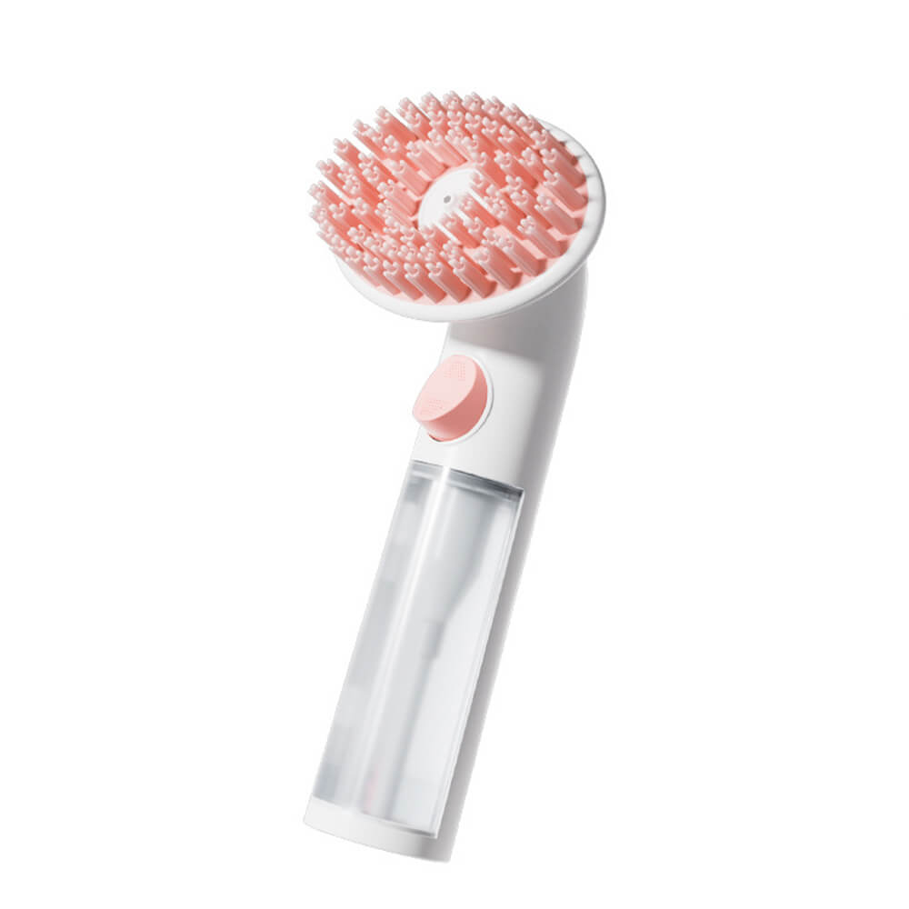 2 In 1 Shampoo Dispenser & Massage Frother Dog Bath Brush