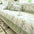 Chenille Floral Ruffle Design Anti-Slip Couch Cover