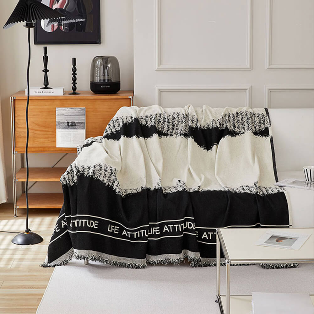 Chenille Short Velvet Artistic Pattern Throw Couch Cover