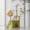 Classic Multifunctional Wooden Large Cat Tree with Cat House