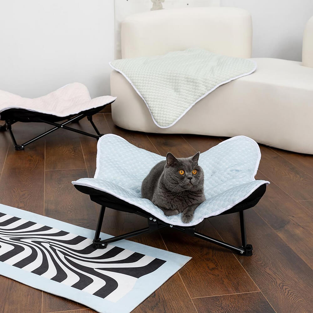 Cooling Breathable Portable Foldable Elevated Dog Bed