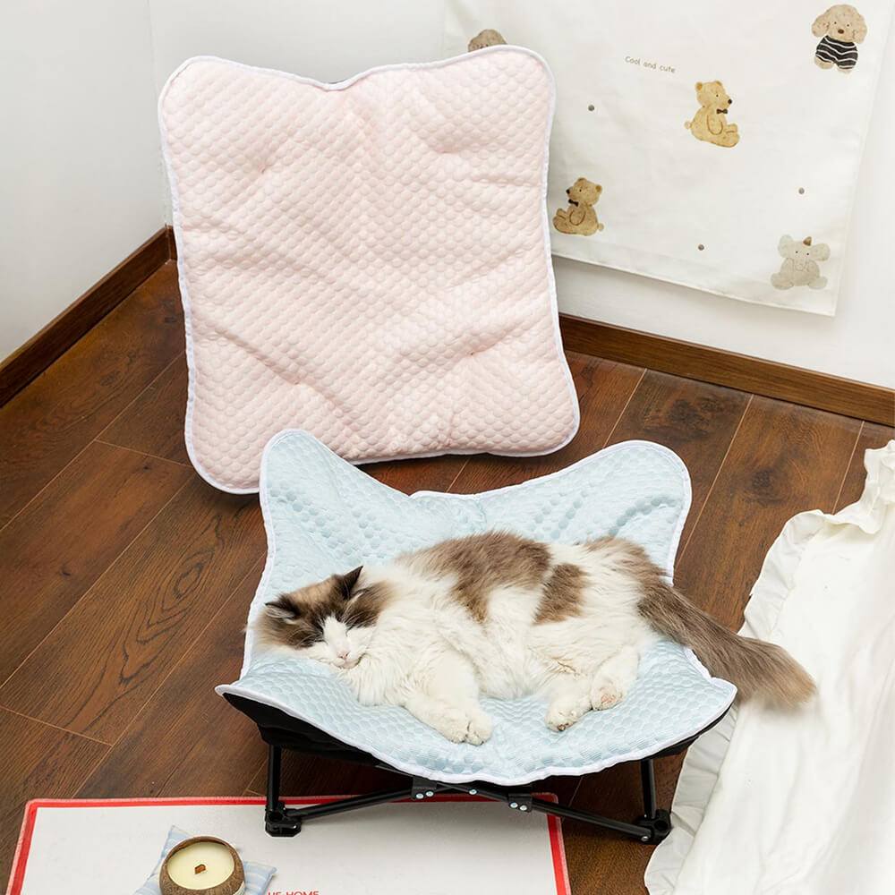 Cooling Breathable Portable Foldable Elevated Dog Bed