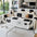 Dog & Cat Patterns Cozy Chenille Throw Couch Cover
