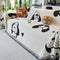 Dog & Cat Patterns Cozy Chenille Throw Couch Cover