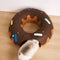 Donut-Shaped Felt Play Tunnel for Cats – Fun and Cozy Cat Tunnel