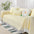 Elegant Breathable Cooling Ice Silk Stylish Frilled Edges Couch Cover
