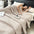 European Style Lightweight Breathable Cooling Throw Blanket for People & Pets