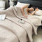 European Style Lightweight Breathable Cooling Throw Blanket for People & Pets