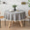 Minimalist Linen Waterproof and Oil-Resistant Easy-Care Round Tablecloth