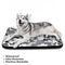 Modern Faux Leather Waterproof Odor-Blocking Hair-Resistant Dog Mat