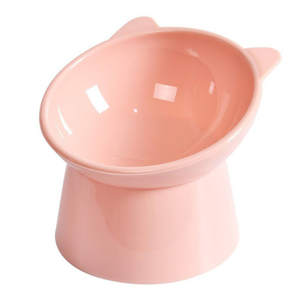 Nordic Style Elevated Anti-Choke Anti-Spill Slanted Feeding Cat & Dog Bowl