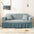 Seersucker Non-Pilling Romantic Skirted Magic Couch Cover