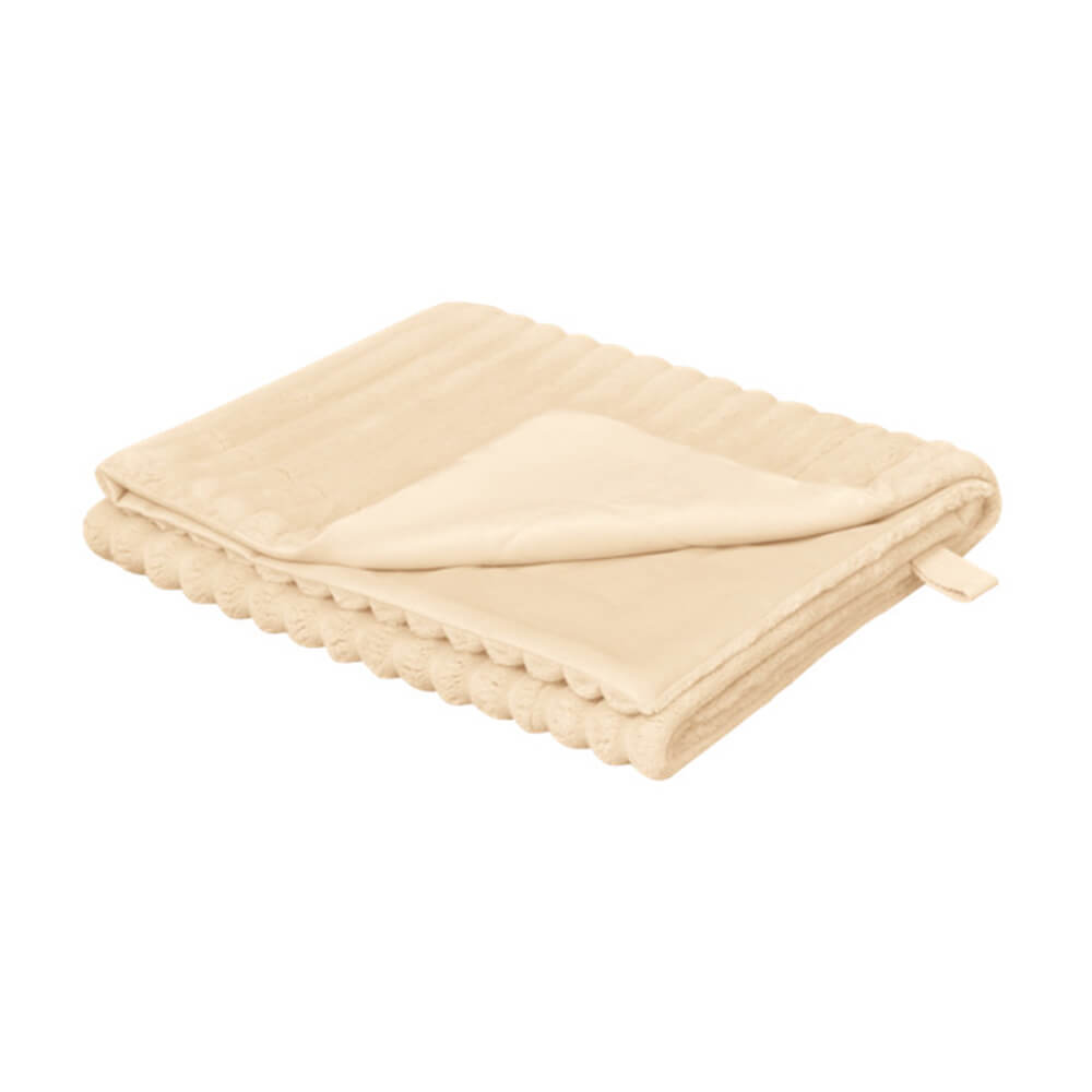 Striped Water-Resistant All-Season Warm Pet Blanket for Multi-Use