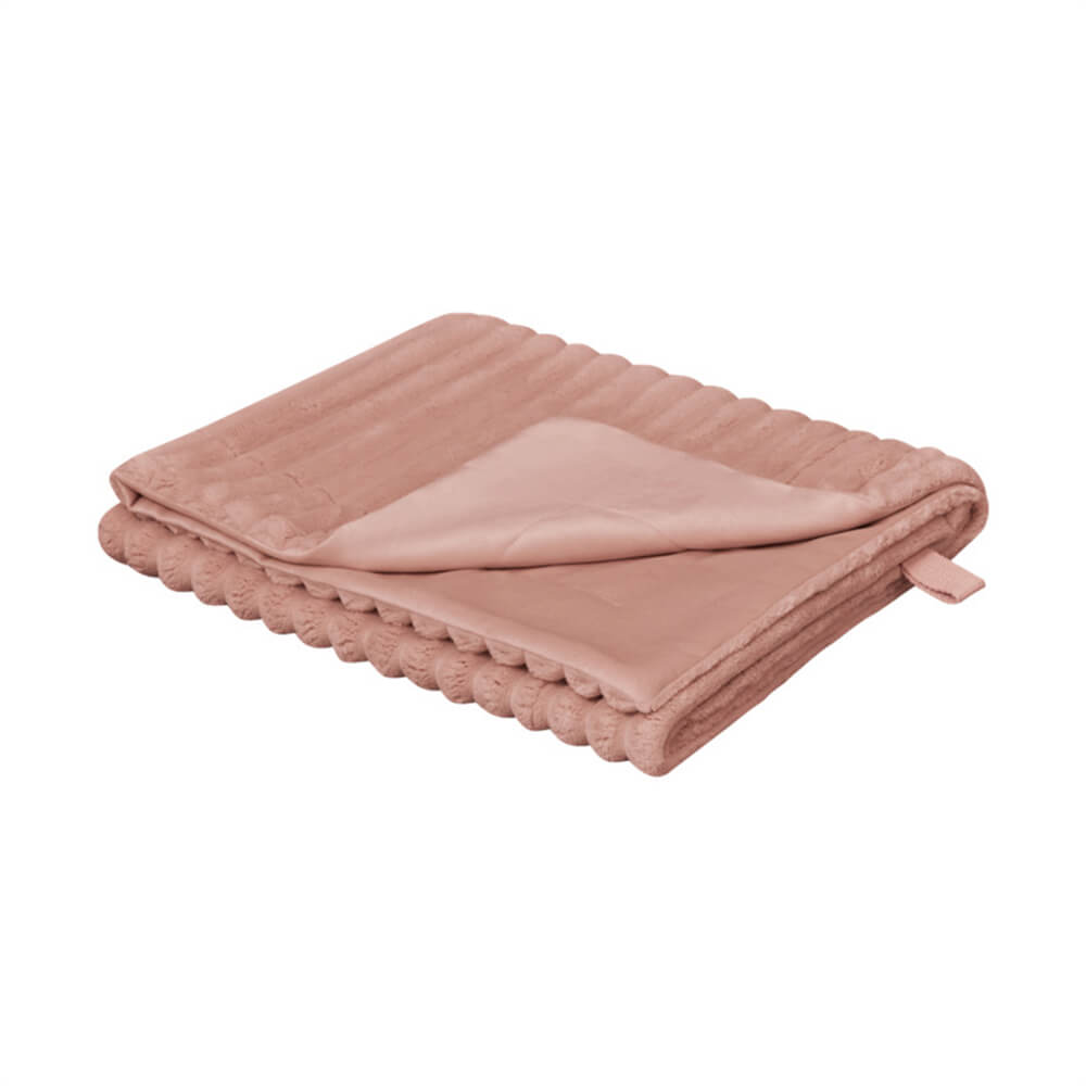 Striped Water-Resistant All-Season Warm Pet Blanket for Multi-Use