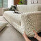 Textured Wheat Ear Pattern Jacquard Fleece Magic Couch Cover