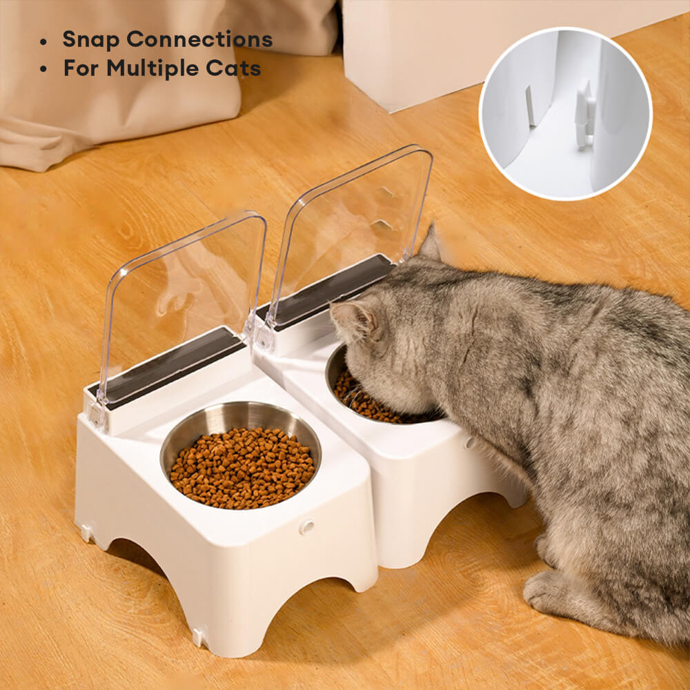 Touch-Free Induction Dustproof Neck Guard Pet Feeder