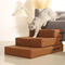Waterproof Washable PU Leather Modular Multi-Level Pet Stairs