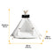 Lightweight Breathable Removable Five-Pointed Star Pet Teepee Tent