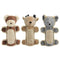 Soft Plush Mouse Bear Durable Squeaky Interactive Chew Dog Toy