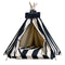 Lightweight Breathable Removable Five-Pointed Star Pet Teepee Tent