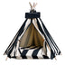 Lightweight Breathable Removable Five-Pointed Star Pet Teepee Tent