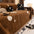 Modern Planet Cup Style Cat-Friendly Chenille Throw Couch Cover