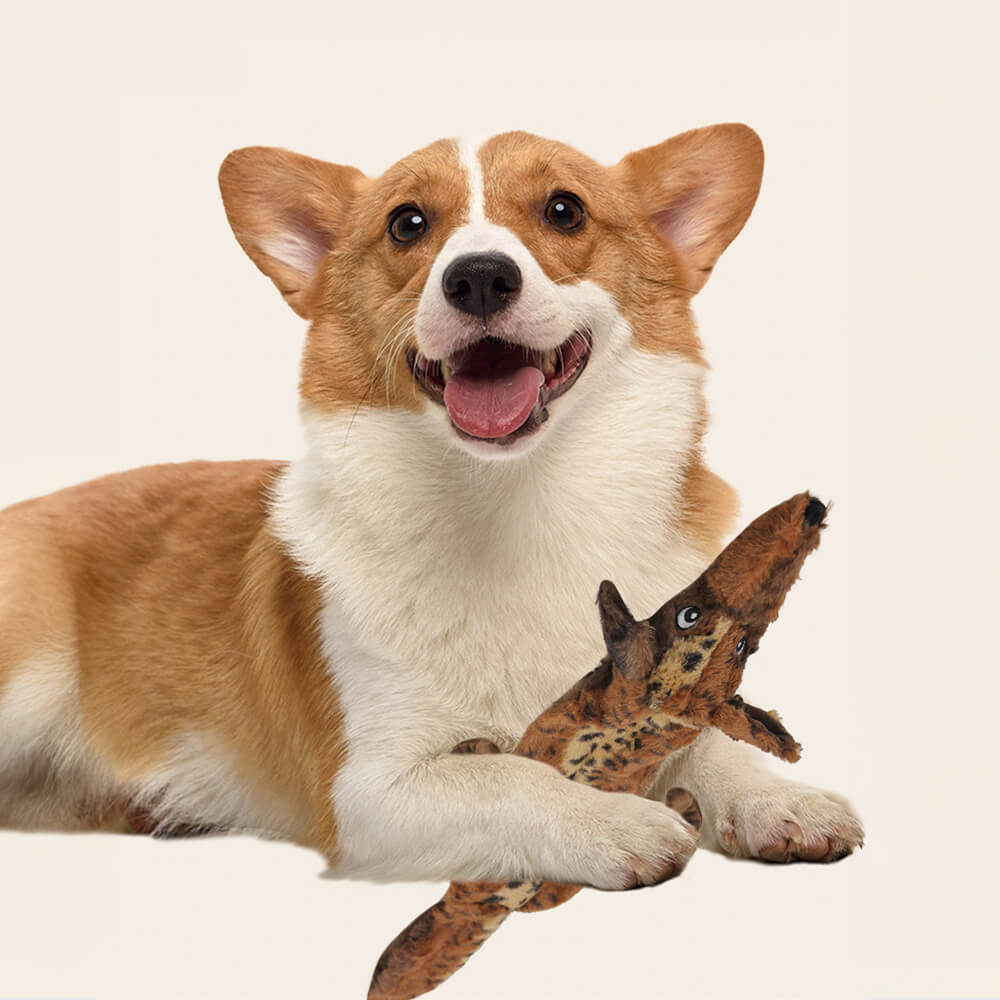 Plush Animal Interactive Squeaky Durable Chew Dog Toy